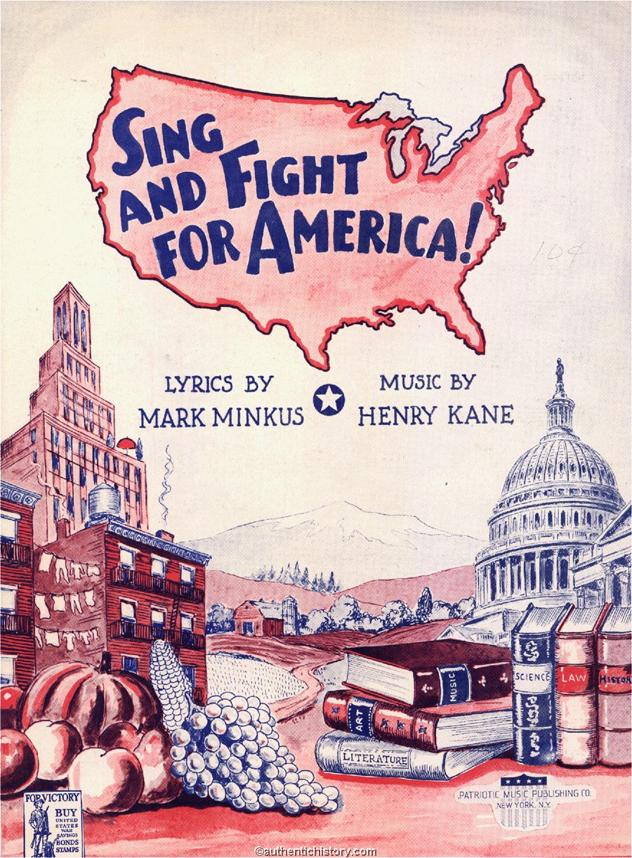Sheet Music: Sing And Fight For America (1943)