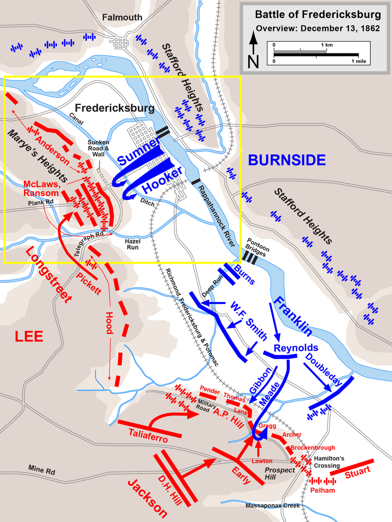 map battle of fredericksburg        <h3 class=